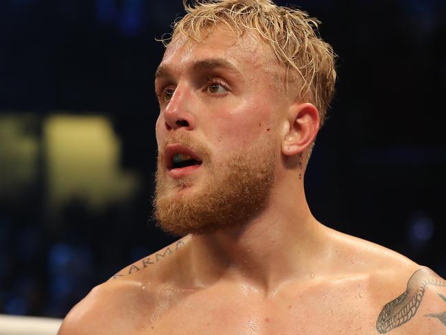 (FILES) In this file photo Jake Paul looks on after defeating AnEsonGib in a first round knockout during their fight at Meridian at Island Gardens on January 30, 2020 in Miami, Florida. - Heavily armed FBI agents searched the California home of controversial YouTube star Jake Paul on August 5 as part of an ongoing investigation, his lawyer said. (Photo by Michael Reaves / GETTY IMAGES NORTH AMERICA / AFP)