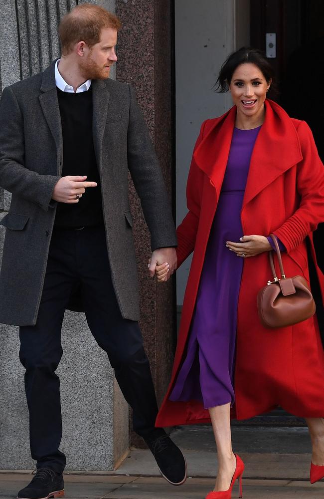 Harry and Meghan are proud new parents. Picture: Paul Ellis/AFP