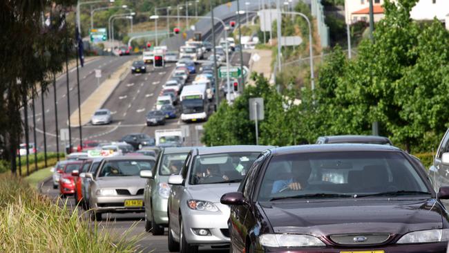 Traffic is often backed up to Glenwood in the mornings.