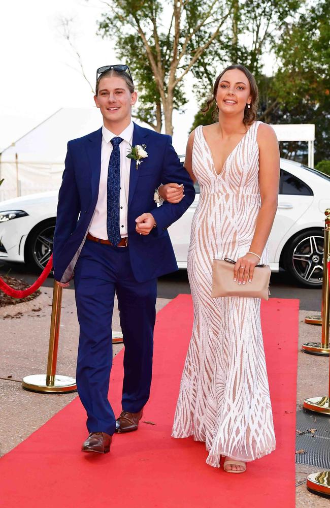 Aydin Isic and Ella Piovesan at year 12 formal, Unity College. Picture: Patrick Woods.