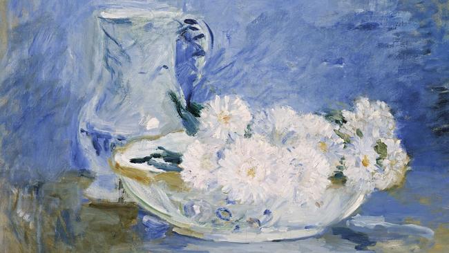 Berthe Morisot, White Flowers in a Bowl, 1885. Picture: NGV