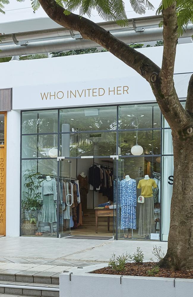 The Who Invited Her shopfront.