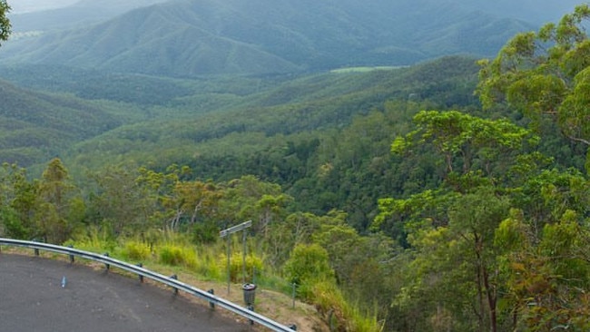 A vehicle towing a caravan crashed on the Gillies Range Road at Gadgarra on April 23, 2023 around 12.30pm. File Picture.