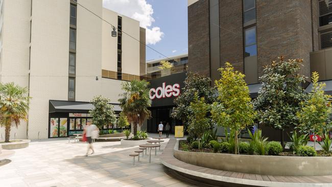 Realm Caulfield, part of the newly constructed retail precinct below Caulfield Village.