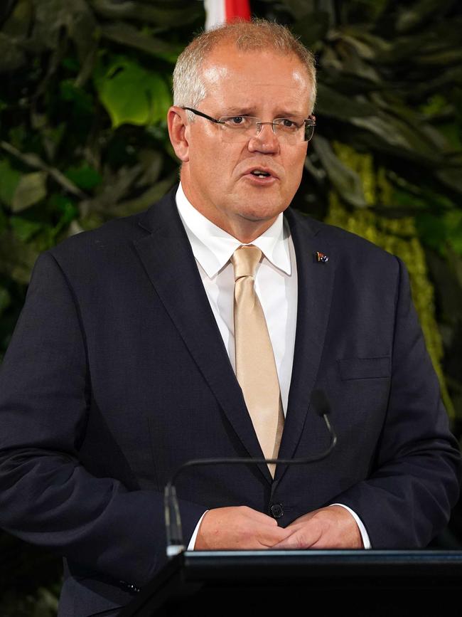 Australia's Prime Minister Scott Morrison. Picture: DIEGO OPATOWSKI/AFP