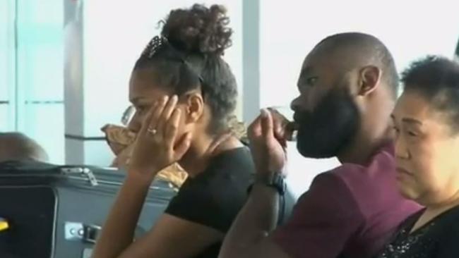 Radradra was spotted with a mystery women at Fiji airport.