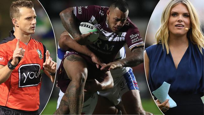 Grant Atkins, Addin Fonua-Blake and Erin Molan.