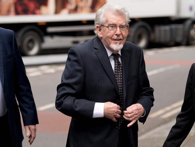 Rolf Harris arrives at Southwark Crown Court in London in May 2017. Picture: AFP