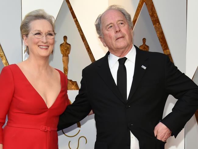 Actress Meryl Streep and Don Gummer arrive for the 90th Annual Academy Awards on March 4, 2018. Picture: AFP