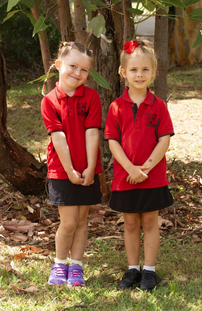 Bullyard State School Preps Kyanne and Isla-May.