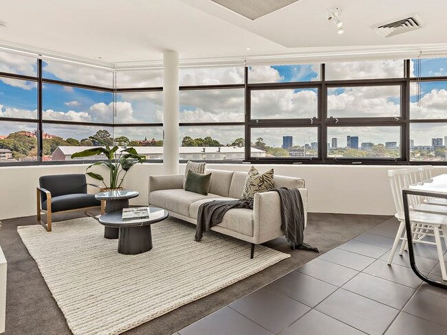 The two-level 175sqm penthouse at Kensington sold for $1.6 million.