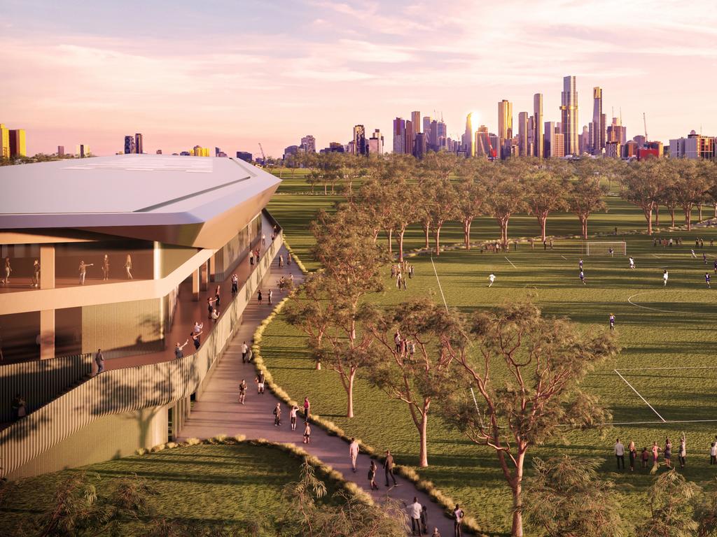 The upgrade will include more court, better change rooms and park upgrades.