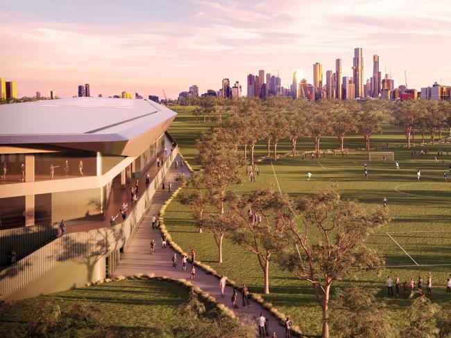 The upgrade will include more court, better change rooms and park upgrades.