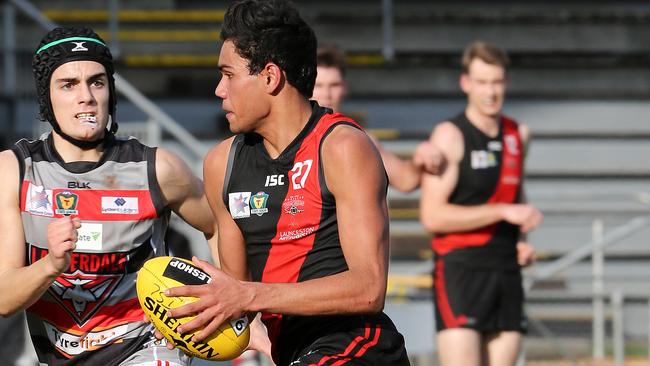 Tarryn Thomas in action for North Launceston. Picture: Chris Kidd