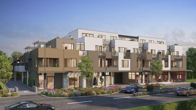 An artist's impression of the proposed C167 apartment complex in Heathmont. Picture: Supplied