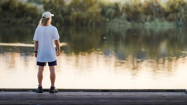 Mr Martin, a keen endurance runner who loves pushing himself to the limit, said he had been inspired to do something “outrageous” to raise awareness for an issue close to his heart. Picture: James Dawson
