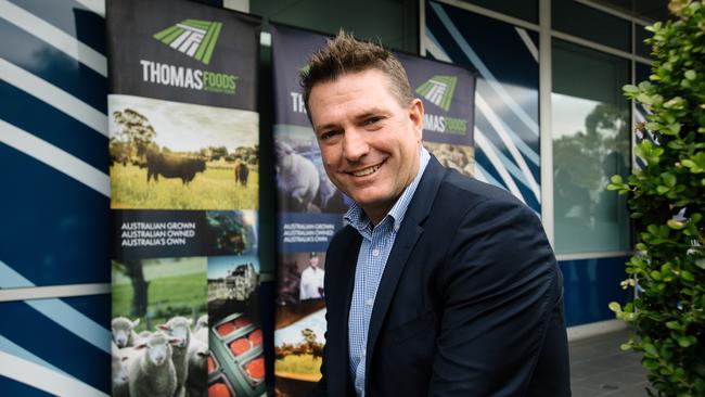 Thomas Foods International chief executive Darren Thomas. Picture: AAP Image/ Morgan Sette