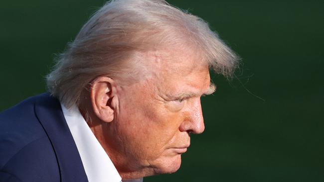 US President Donald Trump announced a 100 per cent tariff on all movies made overseas. (Photo by Alex Wroblewski / AFP)
