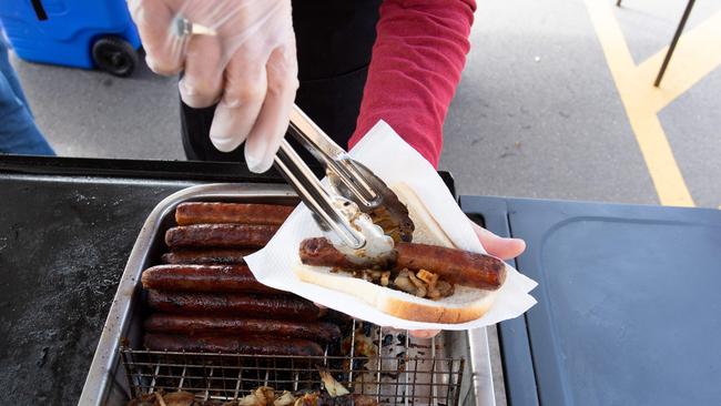 Vegan mum’s sausage sizzle ask at son’s footy