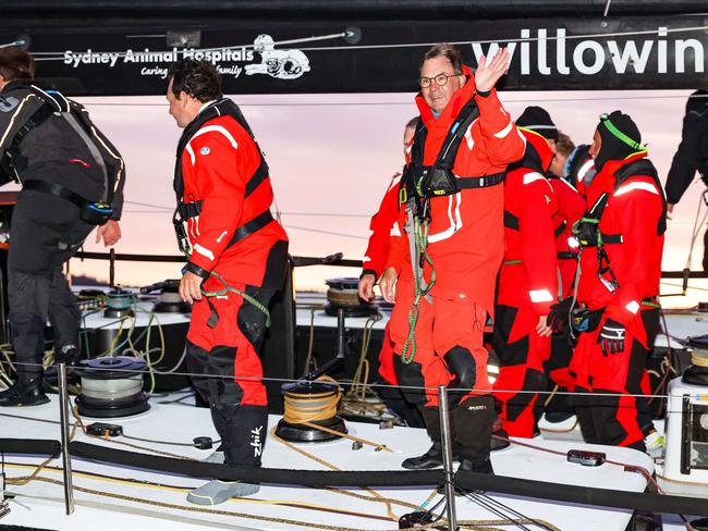 Celestial V70 skipper Sam Haynes after finishing the 2024 Sydney to Hobart. Picture: CYCA | Salty Dingo