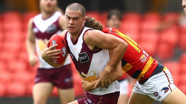 Cam Rayner is a big part of Brisbane’s midfield plans in 2022. Picture: Chris Hyde/Getty Images