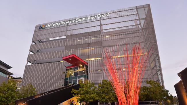 Slyderink was previously contracted to work at the University of the Sunshine Coast. Pictured is a generic image of a university building.