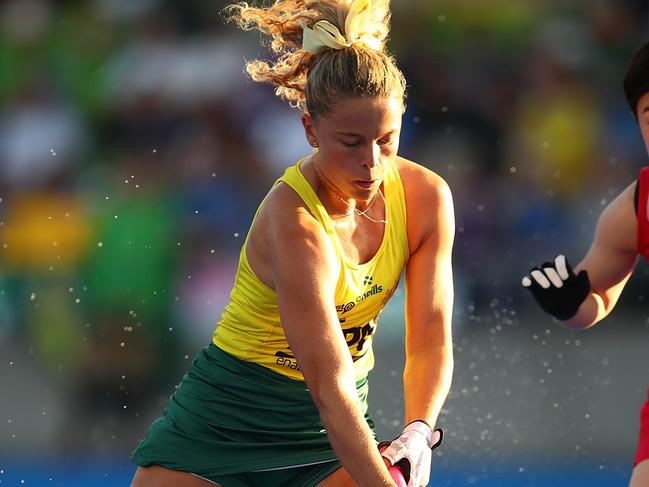 Rosie Malone struck for the Aussies.