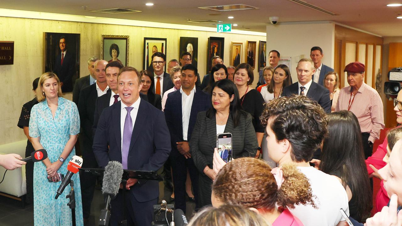 The Labor caucus supported Mr Miles. Picture: NCA NewsWire/Tertius Pickard