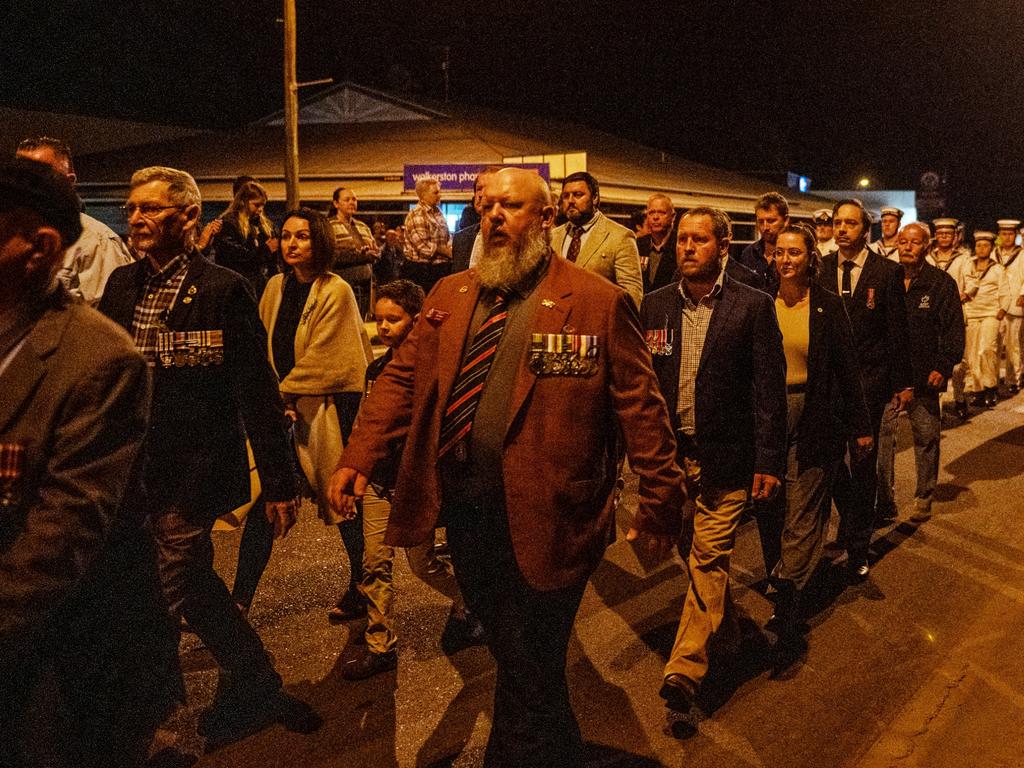 5am Anzac Day Walkerston Friday 25 April 2025 Picture: Michaela Harlow