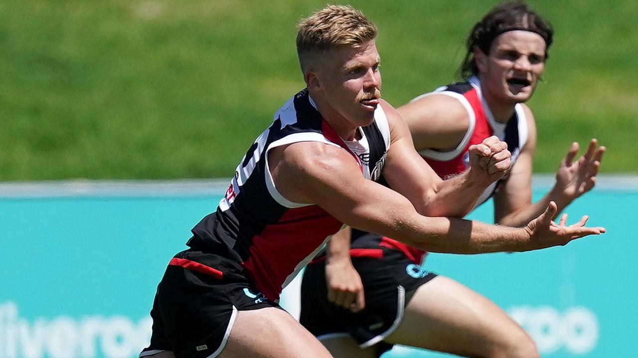 Dan Hannebery during a training session at Moorabbin in January.