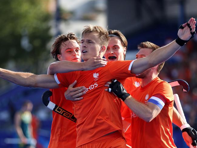 The Netherlands knocked out the Kookaburras on their way to the gold medal in Paris. Picture: Lars Baron/Getty Images