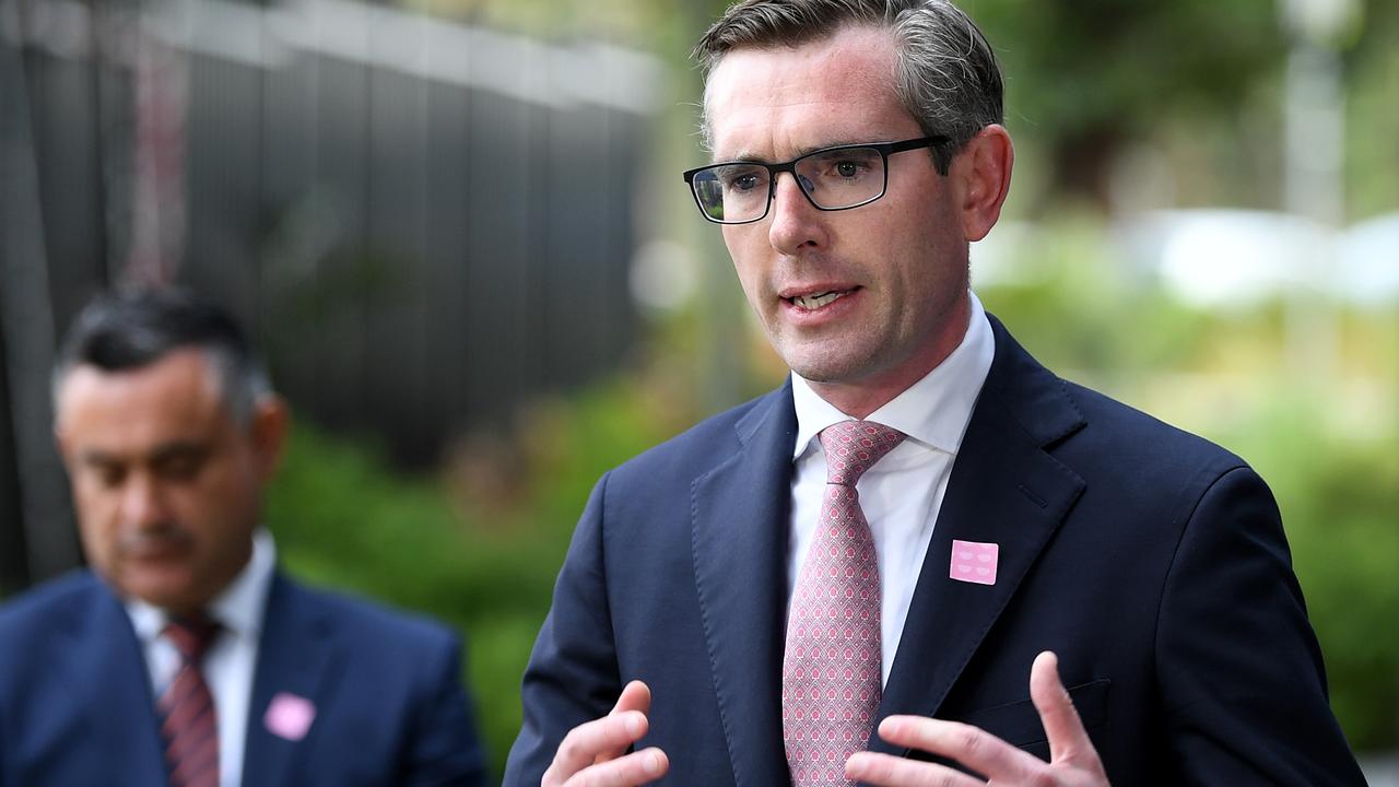 NSW Treasurer Dominic Perrottet said the package was designed for those directly affected by the coronavirus only. Picture: AAP Image/Joel Carrett