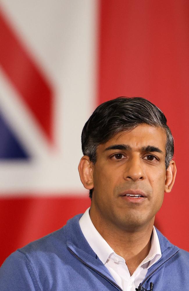 Britain's Prime Minister and Conservative Party Leader Rishi Sunak could lose his seat. Picture: Dan Kitwood / Pool / AFP