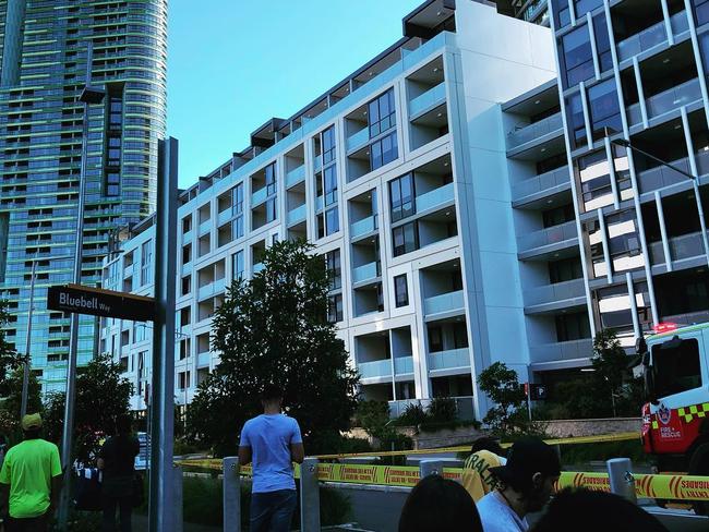 Residents were evacuated and not allowed back into their apartments. Picture: Twitter