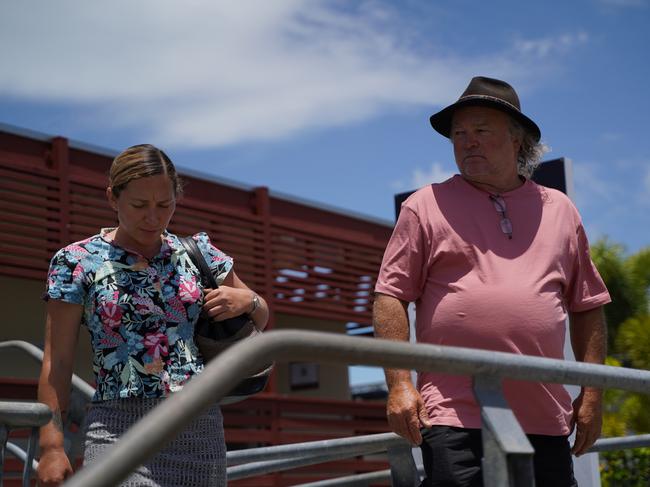 Star Miribai Hungerford, of Mackay, and Scott Raymond Daines, of Bogie near Bowen, faced Sarina Magistrates Court on Monday, November 8, charged with trespassing onto Hay Point Coal Terminal on October 26, 2021. Picture: Heidi Petith