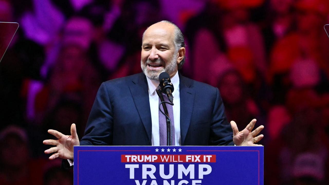 Trump transition co-chair Howard Lutnick. Picture: Angela Weiss/AFP