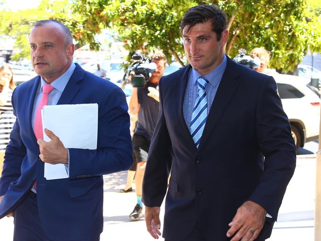 Former Gold Coast Titan Dave Taylor has pleaded guilty to possessing cocaine. Photo: David Clark
