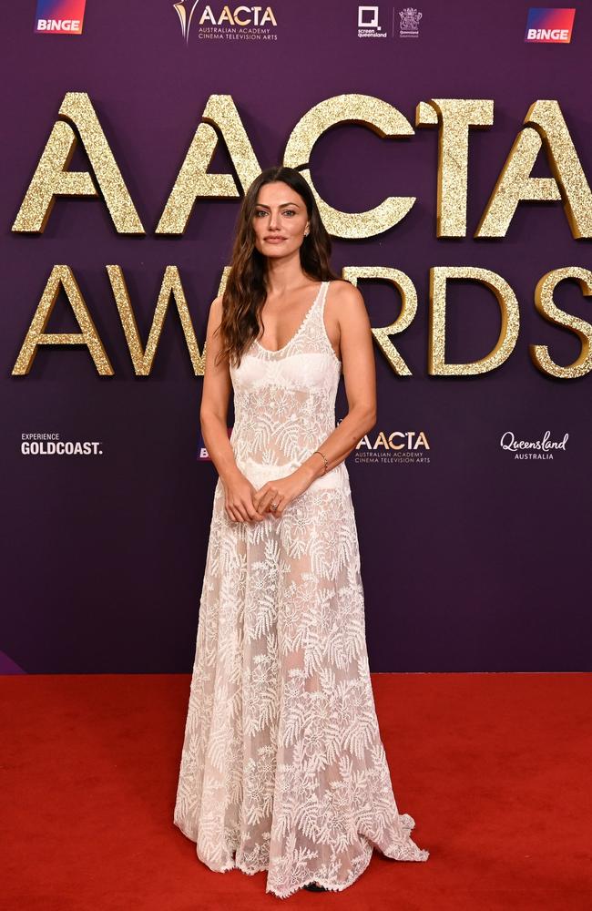 Phoebe Tonkin wore a Chanel dress to the AACTAs. Picture: Getty Images for AFI