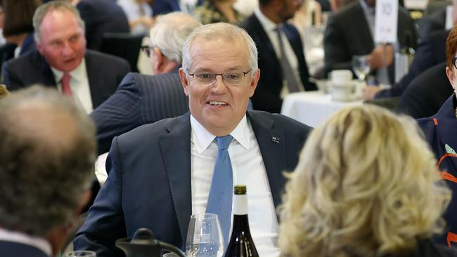 Prime Minister Scott Morrison at the National Press Club in Canberra. Picture: NCA / Gary Ramage