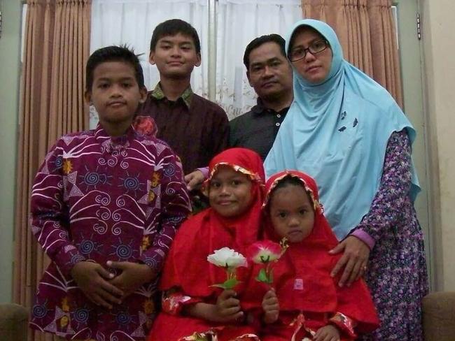 The family members responsible for the Surabaya bombings in Indonesia on May 13, 2018.