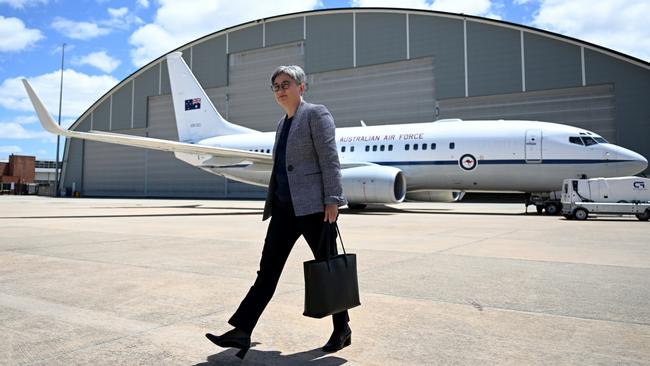 Foreign Minister Penny Wong will meet with her Chinese counterpart Wang Yi to celebrate 50 years of Australia-China political relations. Picture: AAP