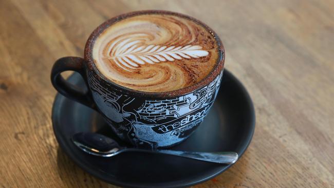 The Shed does a mean coffee. Picture: Angelo Velardo