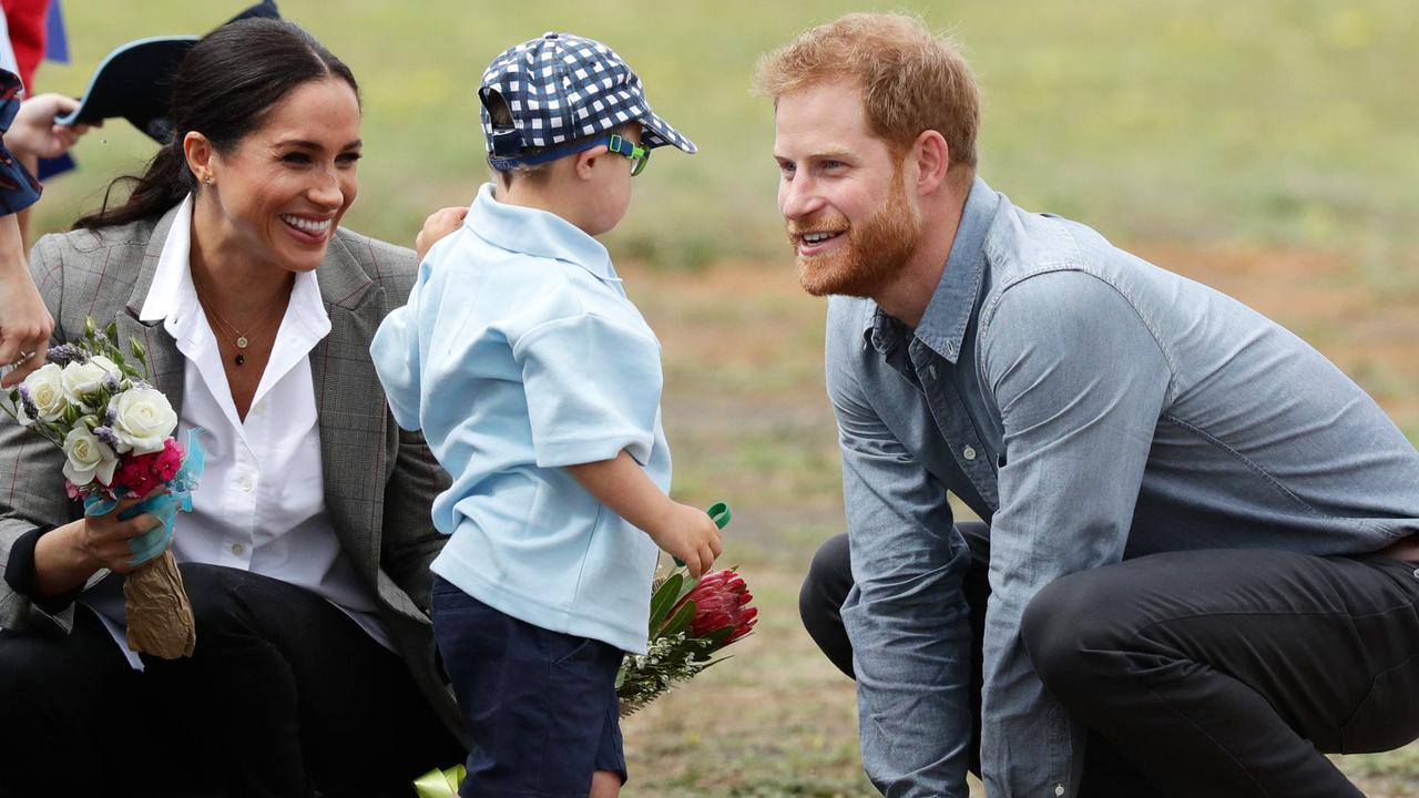 The way Harry and Meghan interacted with little Luke Vincent won them fans around the world. Picture: Matrix Media Group