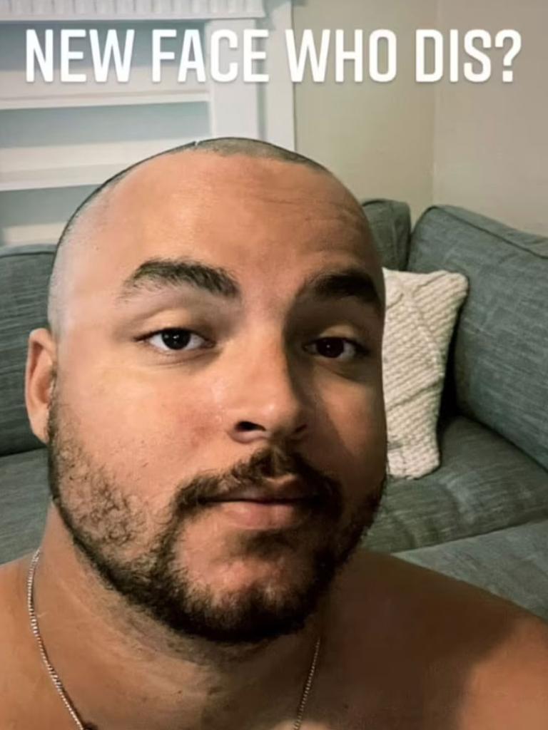Connor Cruise shared his bold (or bald) new look with followers.