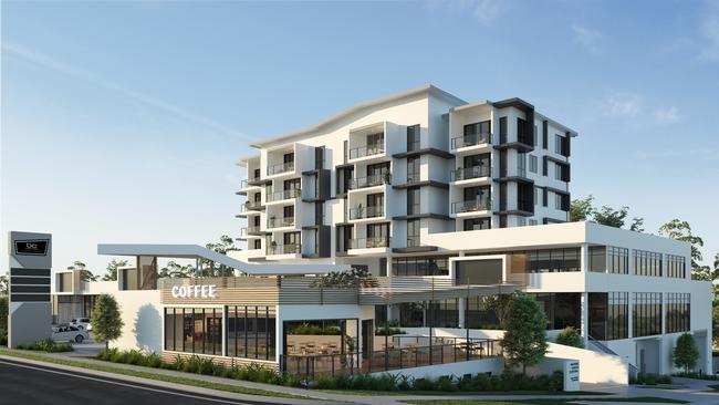 Concept art of Inspire South Central in Toowoomba, which has launched to the market across the country through LJ Hooker.