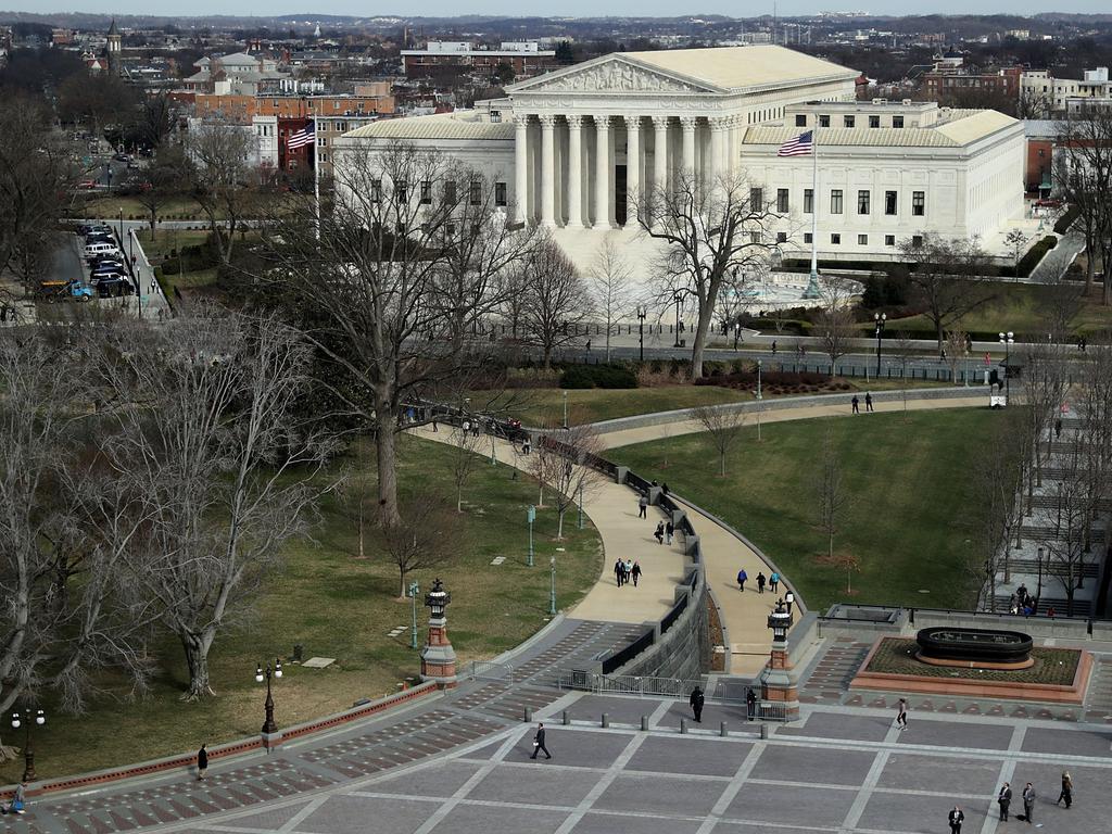 Washington DC is the epicentre of US psychopaths. Here the Supreme Court Building is seen from the US Capitol Dome. Picture: AFP