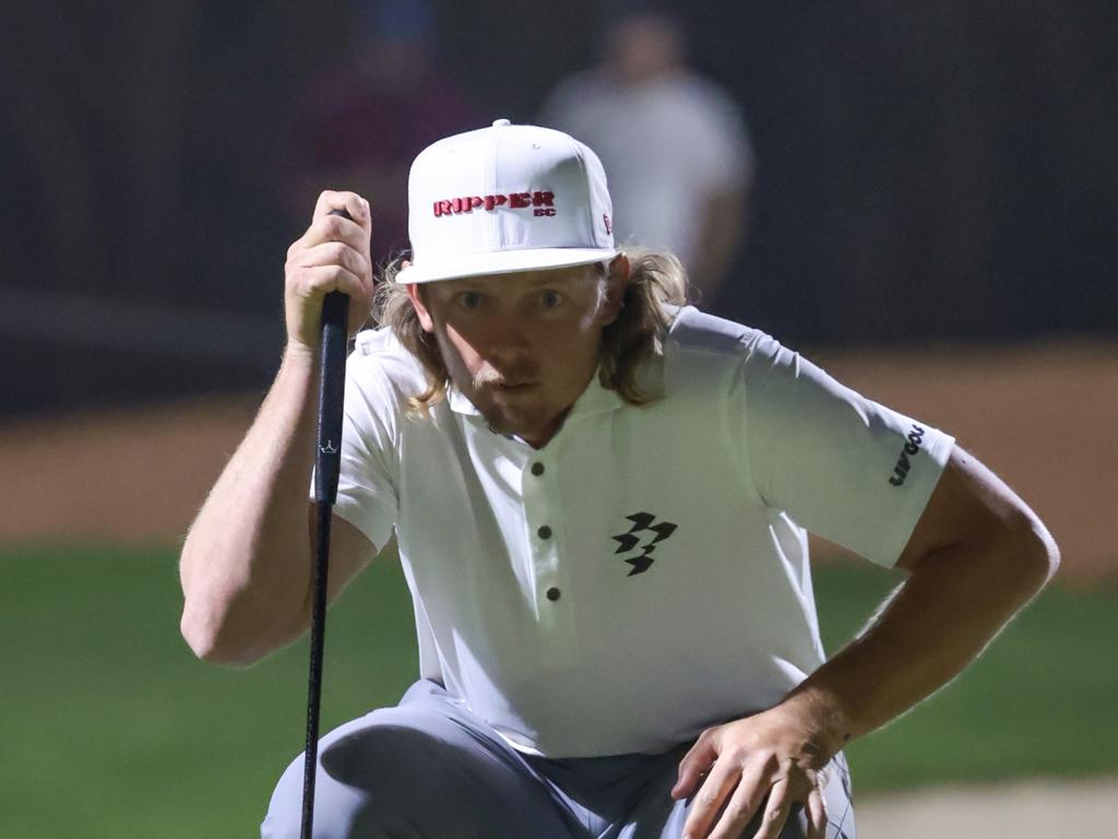 Cameron Smith playing in the LIV Golf event in Saudi Arabia. Picture: Abdullah Ahmed/Getty Images