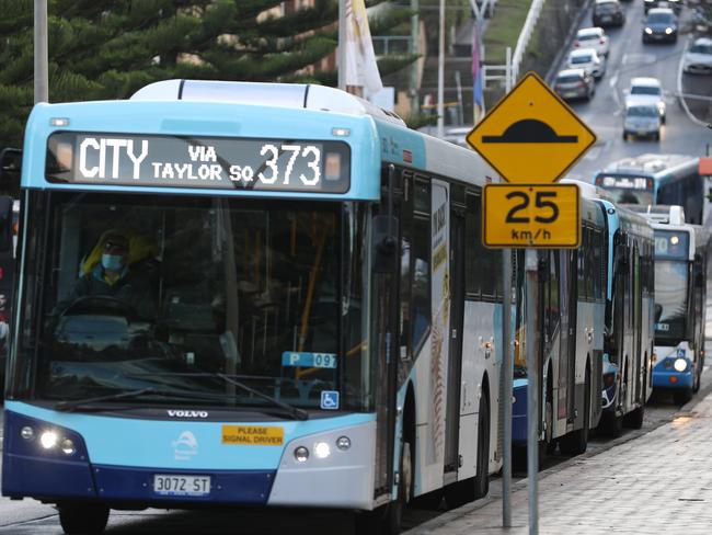 Bus routes at Coogee that will soon be cut from the services on the Eastern Beaches .picture John Grainger