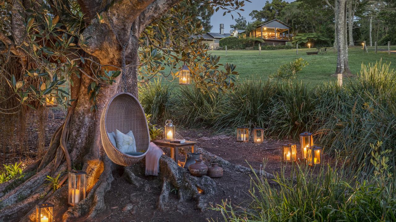 The Spicers Tamarind Retreat in Maleny, featured in better times in this promotional picture, has been declared a crime scene after a fire destroyed the Spa Anise in the early hours of December 4.