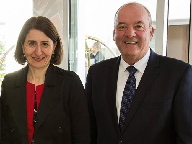 Gladys Berejiklian on official business with Daryl Maguire in 2017. Picture: Facebook